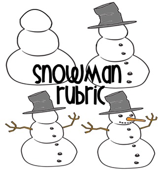 Preview of Snowman Rubric Visual