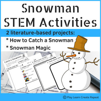 Preview of Snowman STEM Activities: How to Catch a Snowman, Snowman Magic