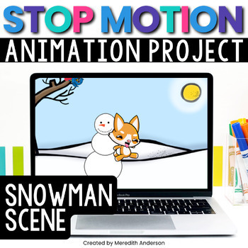 Preview of Snowman STEM Activity ❄️ Stop Motion Animation for ❄️ Winter ❄️