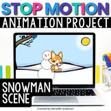 Snowman STEM Activity ❄️ Stop Motion Animation for ❄️ Winter ❄️