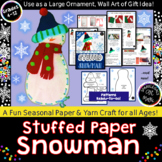 Winter Craft Large Snowman Ornaments! Paper & Felt-5th Gra