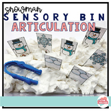 Snowman Sensory Bin Articulation