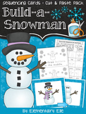 Snowman Sequencing {Pocket Chart Activity • Cut and Paste Pack}