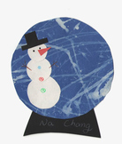 Snowman Snow Globe Template