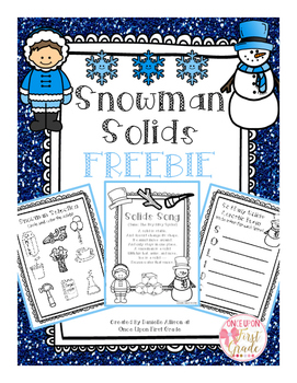 Preview of Snowman Solids FREEBIE Preview Pack