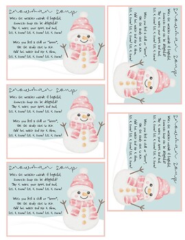 Preview of Snowman Soup Gift Tag