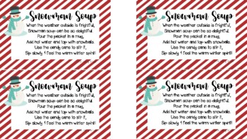 Snowman Soup Printable by Ashlyn Oren | Teachers Pay Teachers