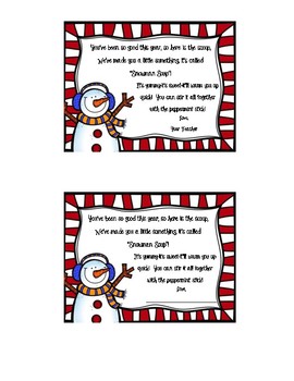 Snowman Soup Tag by MrsStanz | TPT