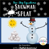 Snowman Splat Digital Math Game Number Sense