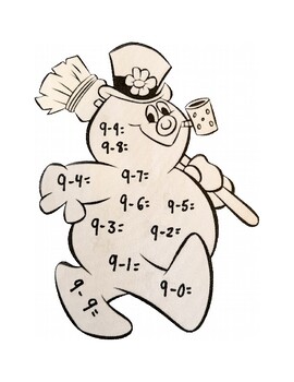 Preview of Snowman Subtraction! Math With Frosty!