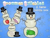 Snowman Syllables Counting Game
