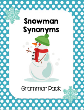 Snowman Synonyms Grammar Pack