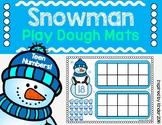 Winter Play Dough Mats (Teen Numbers)