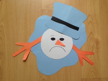 Snowman & The Melted Snowman! Craftivity & Printables by Teach from the ...