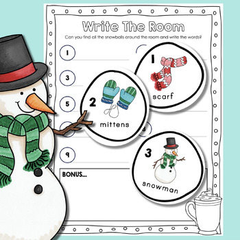 Snowman Themed Literacy Activities by Sam Nowak | TpT