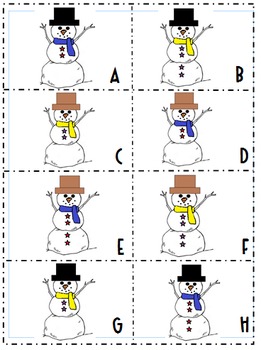 Preview of Snowman Thinking Activities