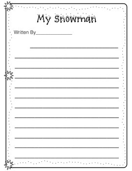 Snowman Venn Diagram and Description Writing Activity! by Webby's ...