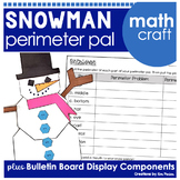 Snowman Winter Math Craft Perimeter Activity