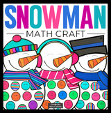 Snowman Math Craft | Winter Bulletin Board Activities Chri