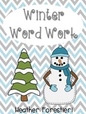 Winter Word Work Pack (CCSS aligned)