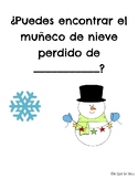 Snowman Writing Craft- Spanish