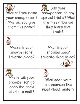 Snowman Writing Scaffold by and they all fall down | TpT