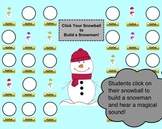 Snowman and Winter Themed SMART Board Attendance Activity 