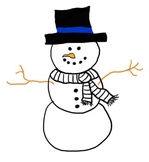 Snowman doodle