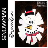 Snowman freebie art