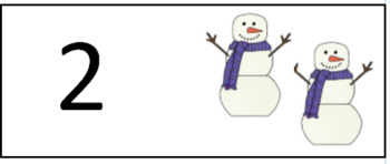Preview of Snowman number puzzle 1 - 9 {math}