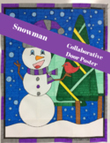 Snowman with Bird Collaborative Poster for Door or Bulleti