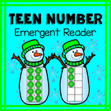 Snowmen Teen Numbers Emergent Reader
