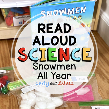 Preview of Snowmen All Year Winter Science Experiment READ ALOUD STEM™ Activity