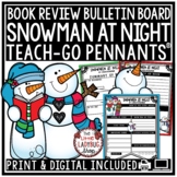 Snowman At Night Activity January, Winter Book Review Temp