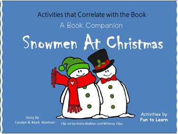 Preview of Snowmen at Christmas ~by Caralyn & Mark Buehner ~ 62 pgs.   C. C. Activities
