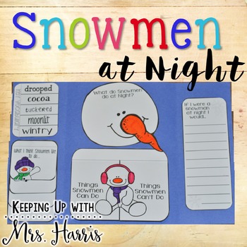 Preview of Snowmen at Night Lapbook