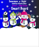 Snowmen at Night Addition & Subtraction for the Smart Board