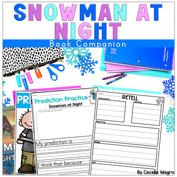 Preview of Snowmen at Night Book Companion Reading Comprehension Activities