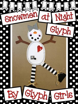 Preview of Snowmen at Night Glyph with Writing Options