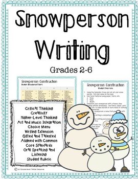 Preview of Snowperson Writing