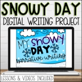 Digital Snowy Day Google Slide Narrative Writing Prompt wi