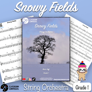 Preview of Snowy Fields | Grade 1 Sheet Music | String Orchestra
