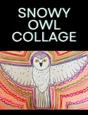 Snowy Owl Art Project, Collage