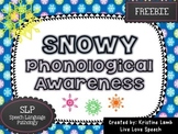 Snowy Phonological Awareness {FREEBIE}
