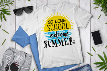 Download So Long School Welcome Summer Svg Cute School Shirt School Clipart Summer