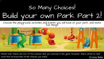 Preview of So Many Choices! Build your own Park! Part 2