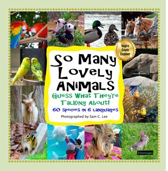 Preview of So Many Lovely Animals - Guess What They’re Talking About! (with speech bubbles)