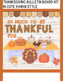 So Much to be Thankful for Bulletin board kit- Thanksgivin