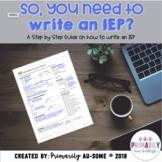 So, You Need to Write an IEP? (Step-by-Step Guide on How t