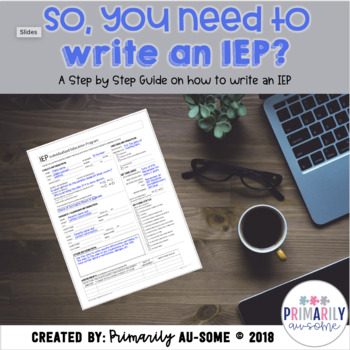 Preview of So, You Need to Write an IEP? (Step-by-Step Guide on How to Write an IEP)